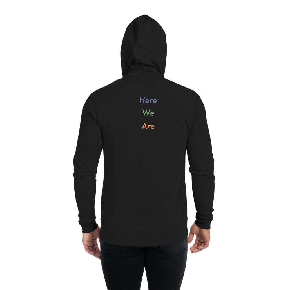 Here We Are (#1) - Unisex zip hoodie