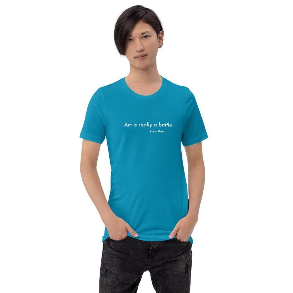 Art is really a battle. (Inspiration Series #3)- Unisex Premium T-Shirt - Philip Charles Williams