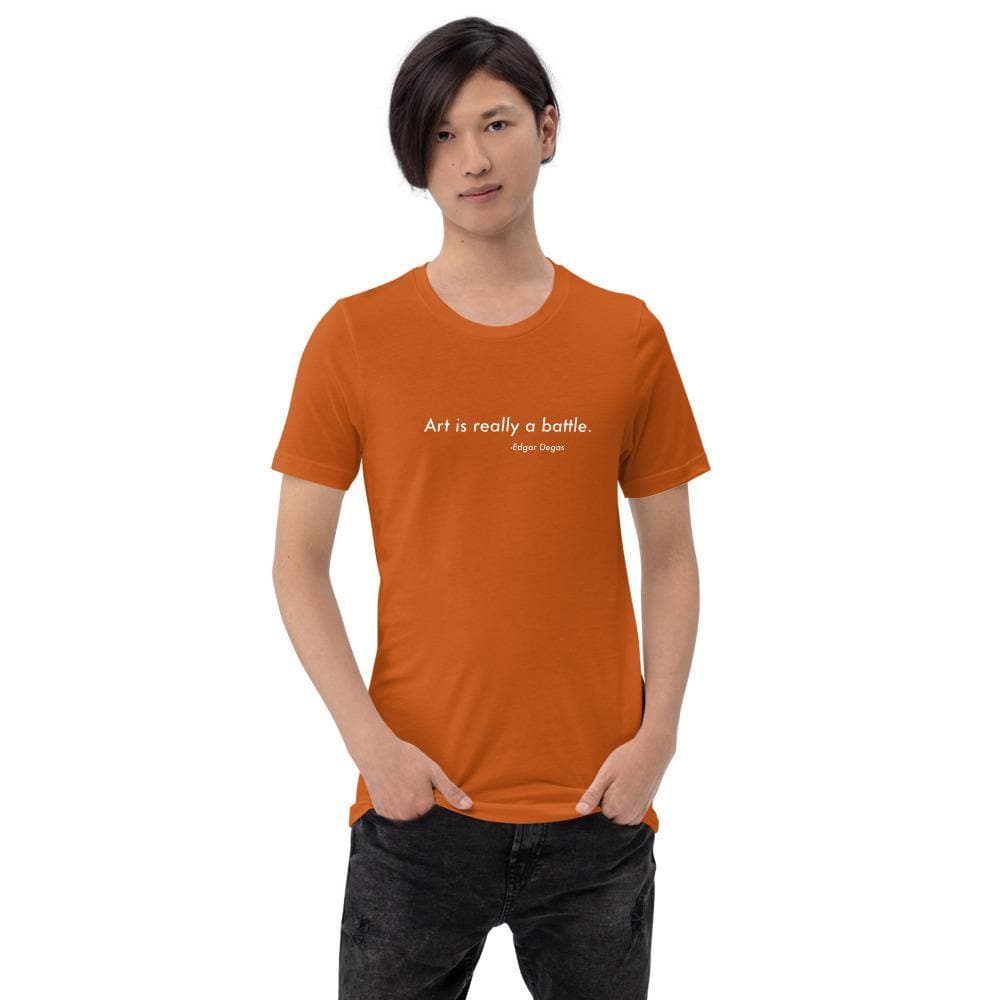 Art is really a battle. (Inspiration Series #3)- Unisex Premium T-Shirt - Philip Charles Williams
