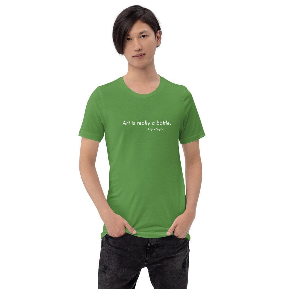 Art is really a battle. (Inspiration Series #3)- Unisex Premium T-Shirt - Philip Charles Williams