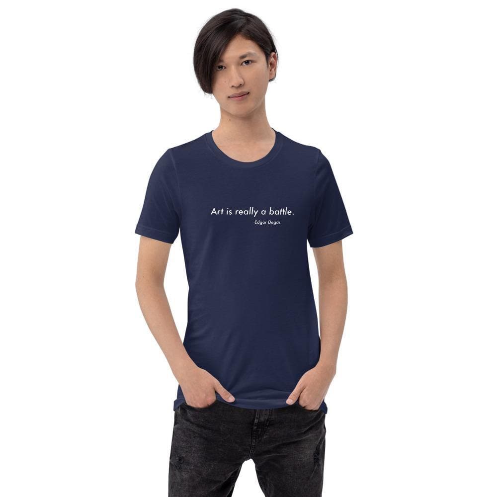 Art is really a battle. (Inspiration Series #3)- Unisex Premium T-Shirt - Philip Charles Williams