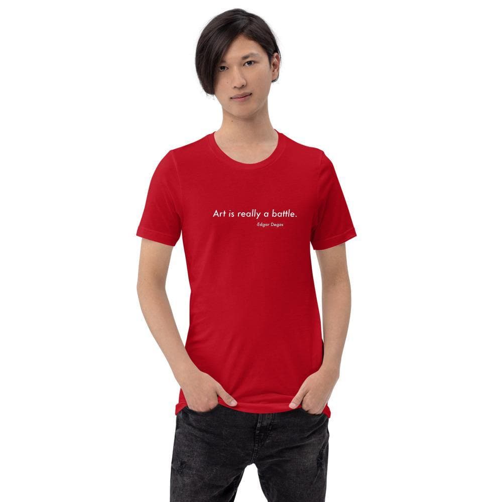 Art is really a battle. (Inspiration Series #3)- Unisex Premium T-Shirt - Philip Charles Williams