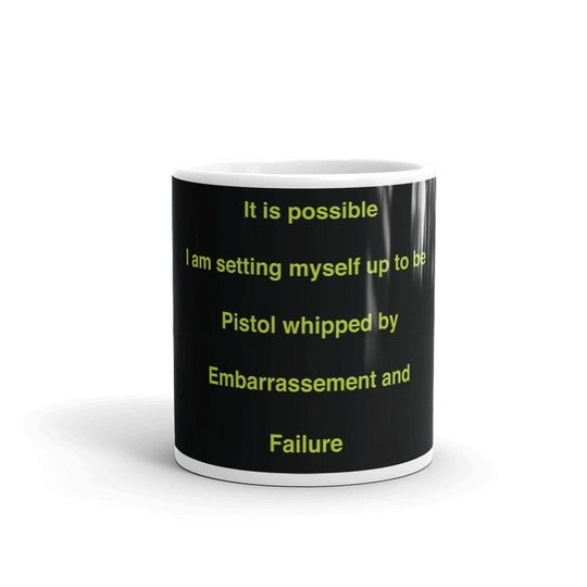 It Is Possible I am Setting My Self Up (Black)- Mug - Philip Charles Williams