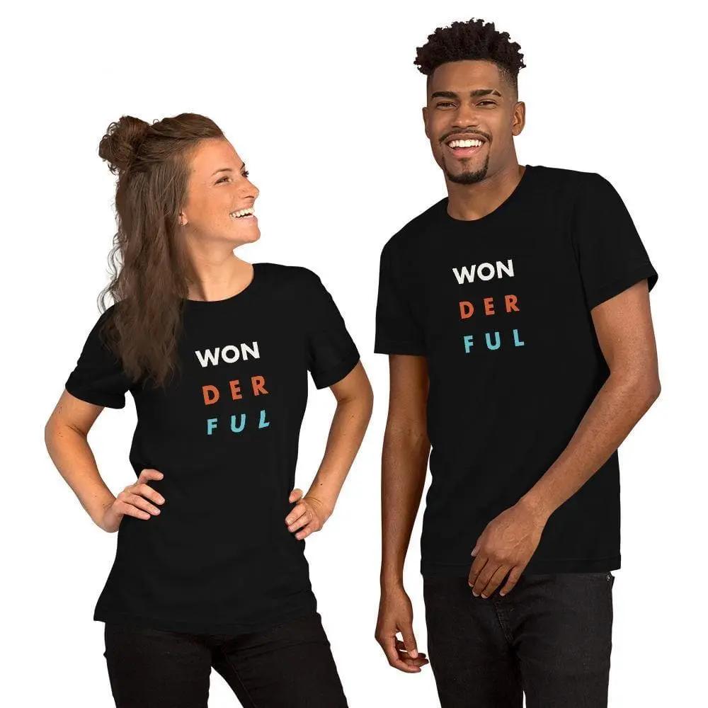 WON - DER - FUL (1) Short - Sleeve Unisex T-Shirt - Philip Charles Williams