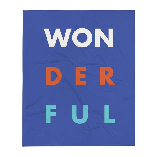 Won - Der - Ful (1) - Throw Blanket - Philip Charles Williams