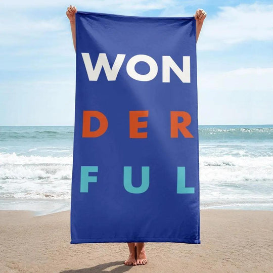 WON - DER - FUL (1) Towel - Philip Charles Williams