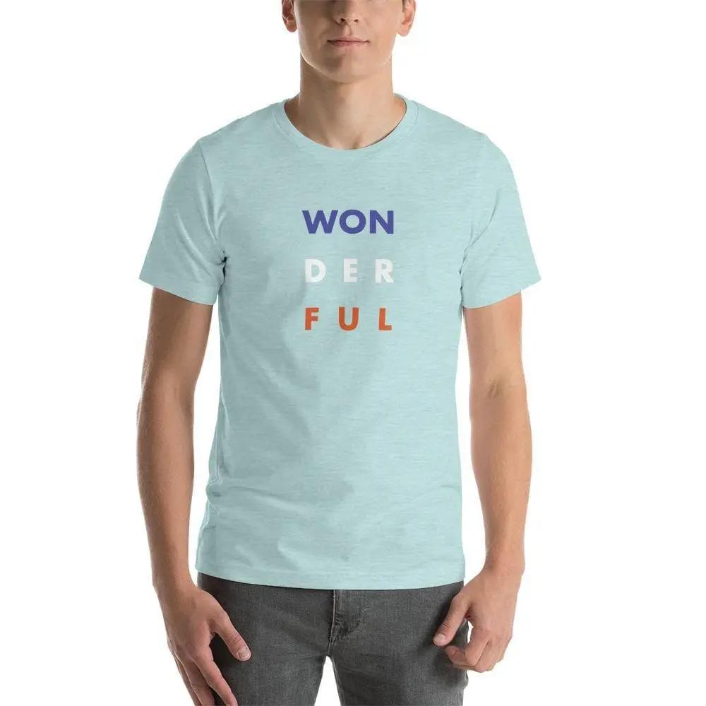 WON - DER - FUL (2) Short - Sleeve Unisex T-Shirt - Philip Charles Williams