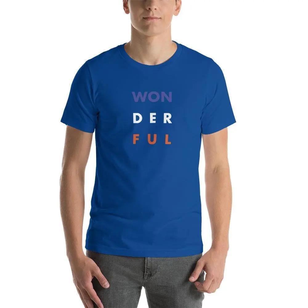 WON - DER - FUL (2) Short - Sleeve Unisex T-Shirt - Philip Charles Williams