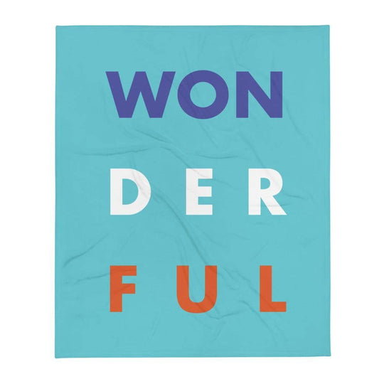 Won - Der - Ful (2) - Throw Blanket - Philip Charles Williams