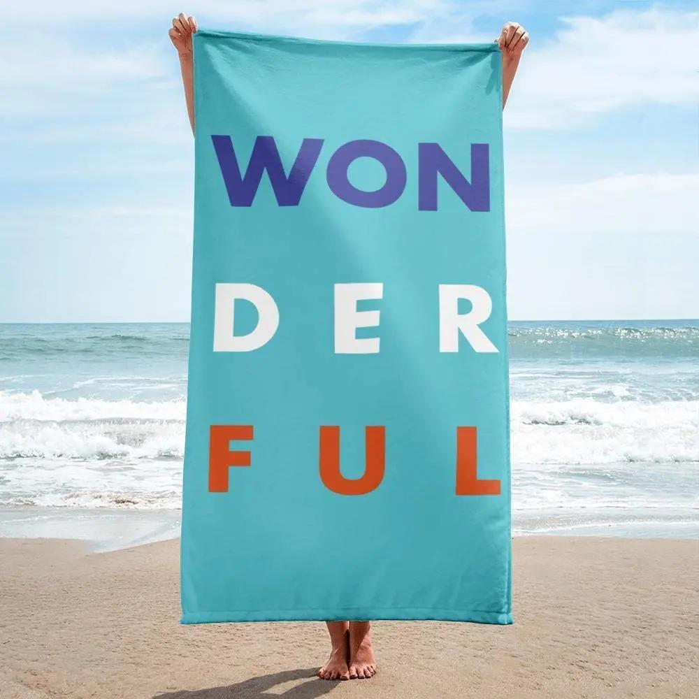 WON - DER - FUL (2) Towel - Philip Charles Williams