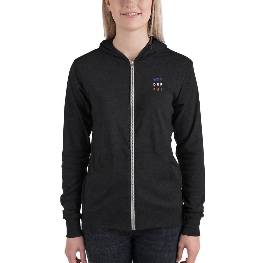 Won - Der - Ful (2) - Unisex zip hoodie - Philip Charles Williams