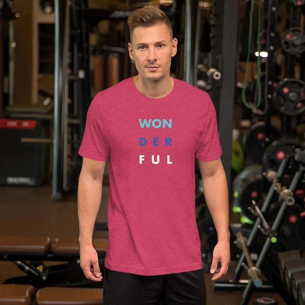 WON - DER - FUL (3) Short - Sleeve Unisex T-Shirt - Philip Charles Williams