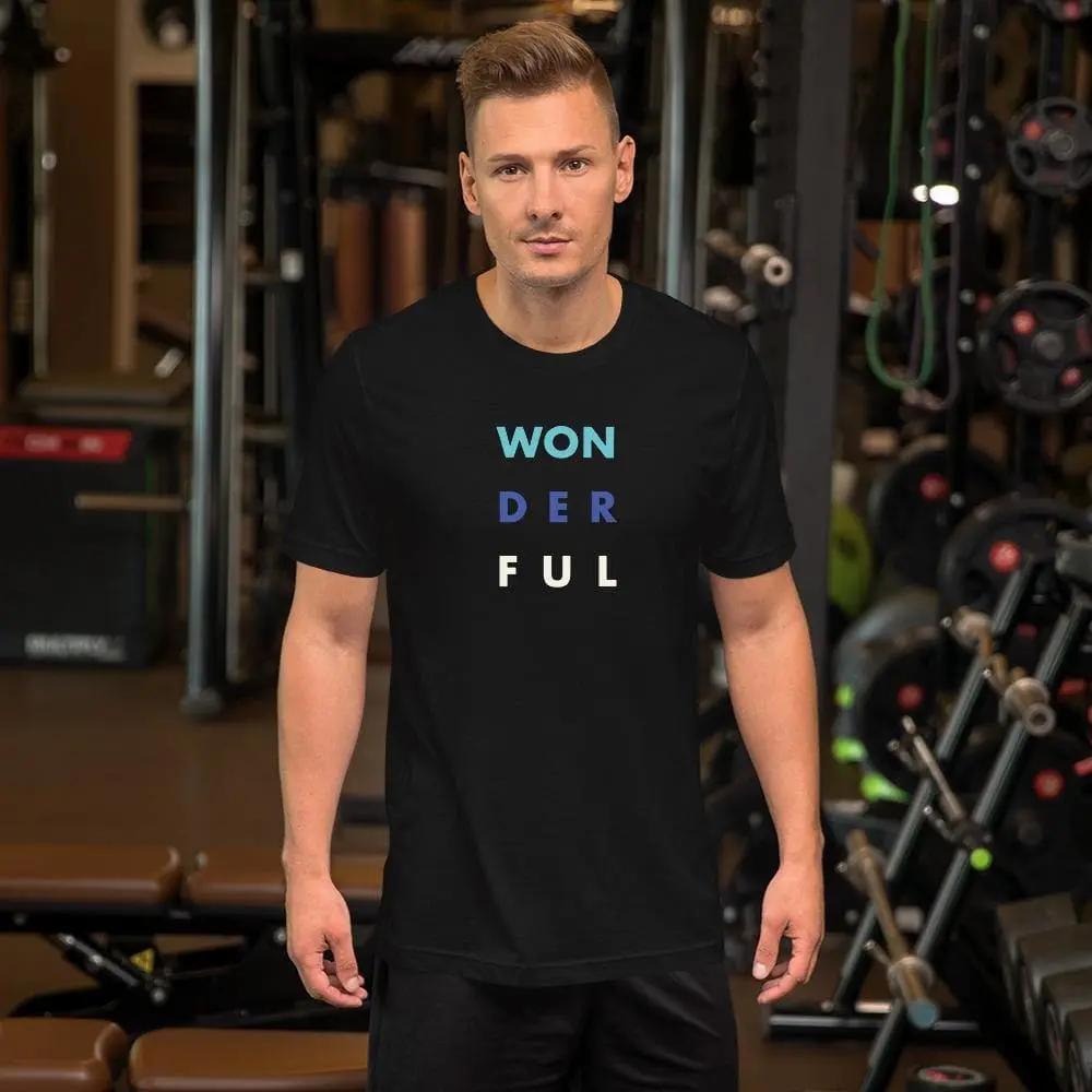 WON - DER - FUL (3) Short - Sleeve Unisex T-Shirt - Philip Charles Williams