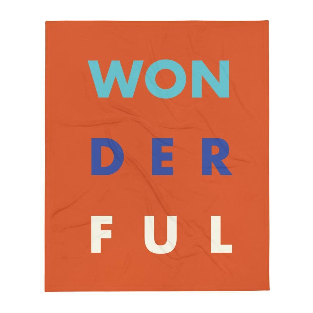 Won - Der - Ful (3) - Throw Blanket - Philip Charles Williams