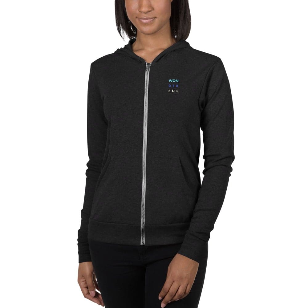 Won - Der - Ful (3) - Unisex zip hoodie - Philip Charles Williams